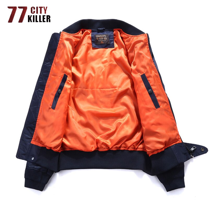 77City Killer MA-1 Spring Bomber Jacket Men Military Windbreaker Pilot Jackets Male Streetwear Multi-pocket Coat Chaqueta Hombre